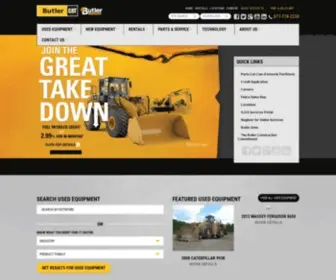 Butlermachinery.com(New & Used Construction & Farm Equipment for Sale and Rent) Screenshot