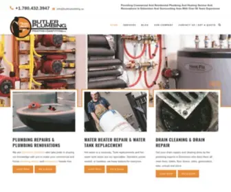 Butlerplumbing.ca(One of the Best Plumbers in Edmonton) Screenshot