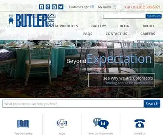 Butlerrents.com(Butler Rents) Screenshot