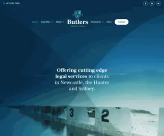 Butlers.net.au(Commercial Solicitors) Screenshot