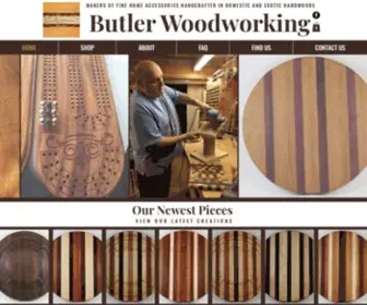 Butlerwoodworking.com(Makers of Handcrafted Fine Wooden Products) Screenshot