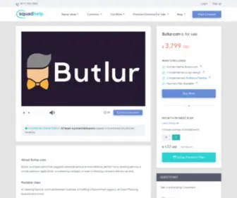 Butlur.com(Forsale Lander) Screenshot