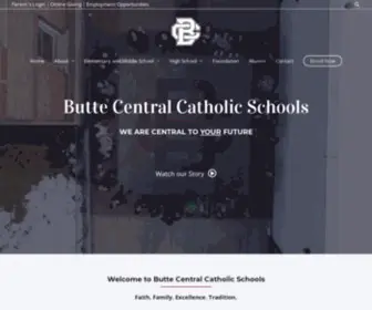 Buttecentral.org(Butte Catholic Schools) Screenshot