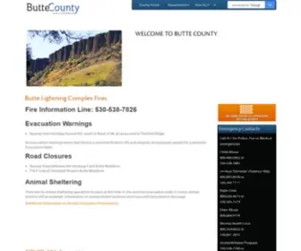 Buttecounty.net(Butte County) Screenshot