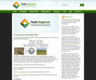 Buttehcp.com(Butte Regional Conservation Plan) Screenshot