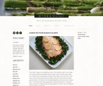 Butterandseasalt.com(A blog of real food recipes and healthy living tips) Screenshot