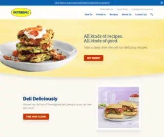 Butterball.com(Butterball®) Screenshot