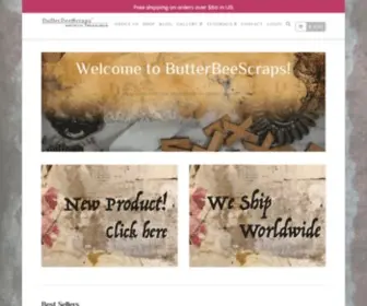 Butterbeescraps.com(Discount Scrapbooking Supplies) Screenshot