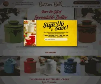 Butterbell.com(The Original Butter Bell®) Screenshot