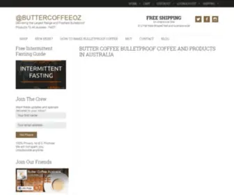 Buttercoffee.com.au(Delivering the Largest Range and Freshest Bulletproof Products To All Aussies) Screenshot