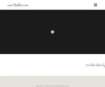 Butterer.com(Die besten Zeiten beginnen mit guten Ideen) Screenshot