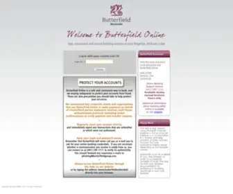Butterfieldonline.bm(Butterfield Online Banking) Screenshot