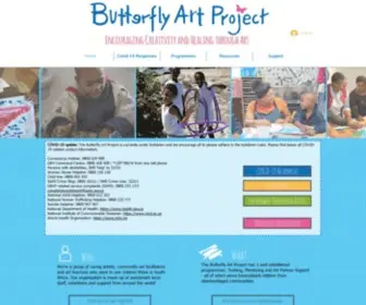 Butterflyartproject.org(Home) Screenshot