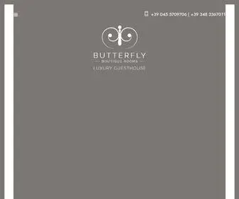 Butterflyboutiquerooms.it(Luxury guesthouse Design place in Verona) Screenshot