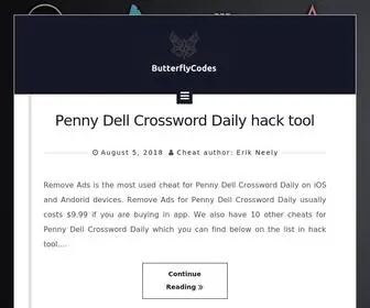 Butterflycodes.com(Butterfly Codes) Screenshot