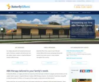 Butterflyeffects.com(ABA Therapy Services & Autism Treatment Solutions) Screenshot