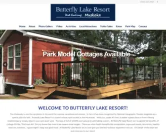 Butterflylakeresort.com(Butterfly Lake Resort) Screenshot