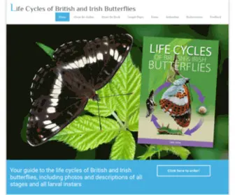 Butterflylifecycles.com(Life Cycles of British and Irish Butterflies) Screenshot