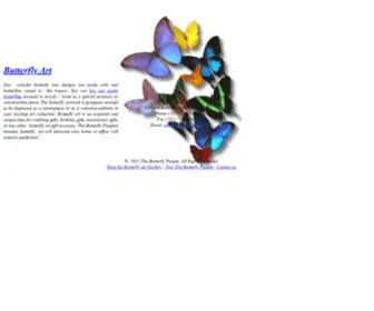 Butterflypeople.com(Butterfly People Art Gallery) Screenshot