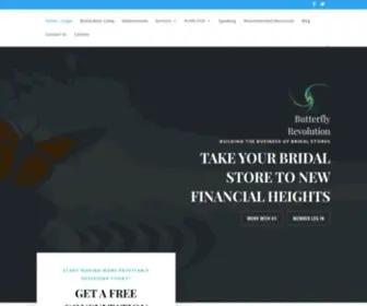 Butterflyrevolution.com(Bridal Store Business Management Profit Advising and Accounting) Screenshot