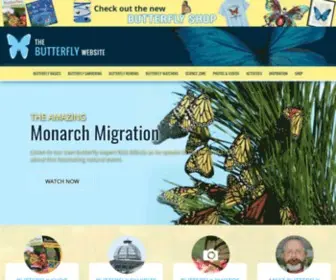 Butterflywebsite.com(The Butterfly WebSite) Screenshot