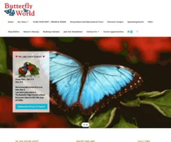 Butterflyworld.com(Butterfly World) Screenshot