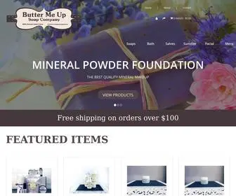 Buttermeupsoapcompany.com(Butter me up Soap Company) Screenshot