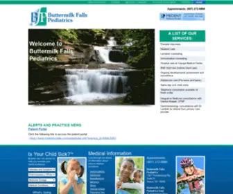 Buttermilkfallspediatrics.com(Ithaca, NY) Screenshot