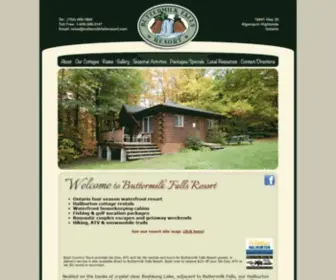 Buttermilkfallsresort.com(Buttermilk Falls Resort) Screenshot