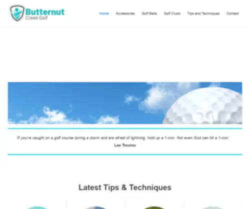 Butternutcreekgolf.com(Butternut Creek Golf Course) Screenshot