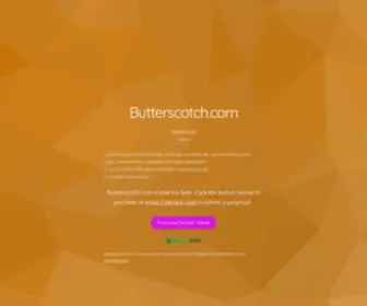 Butterscotch.com(Butterscotch) Screenshot