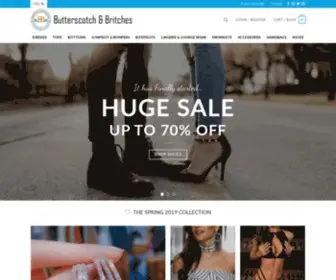 Butterscotchandbritches.com(Clothing As Unique As You Are) Screenshot