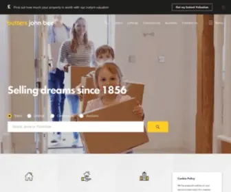 Buttersjohnbee.com(Estate Agents Staffordshire) Screenshot