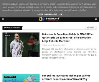 Butterword.com(La noticia en español) Screenshot