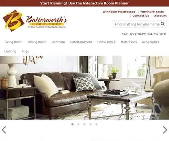 Butterworths-Furniture.net(Butterworth's Furniture) Screenshot