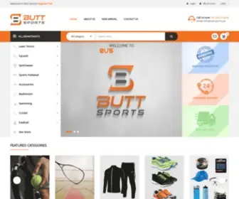 Buttsports.pk(Online Sporting Goods) Screenshot