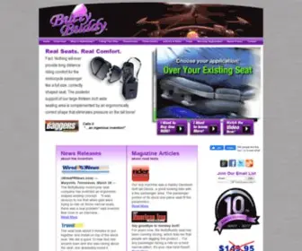 Buttybuddy.com(Motorcycle Seats by ButtyBuddy) Screenshot