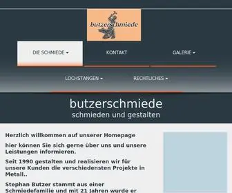 Butzerschmiede.de(Vordächer) Screenshot