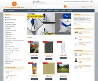 Buvdarbiem.lv(Būvmateriālu interneta veikals) Screenshot