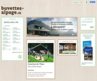 Buvette-Alpage.ch(Buvette Alpage) Screenshot