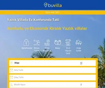 Buvilla.com(Günlük kiralık villa) Screenshot