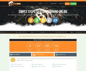 Buxbtc.com(Start earn bitcoin today) Screenshot