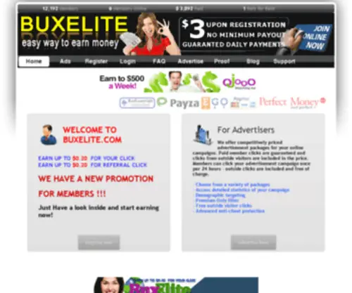Buxelite.com(Buxelite) Screenshot