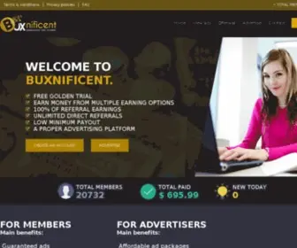 Buxnificent.com(Buxnificent) Screenshot