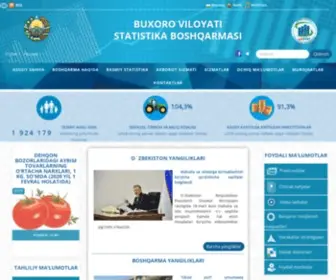 Buxstat.uz(Buxoro viloyati statistika boshqarmasi) Screenshot