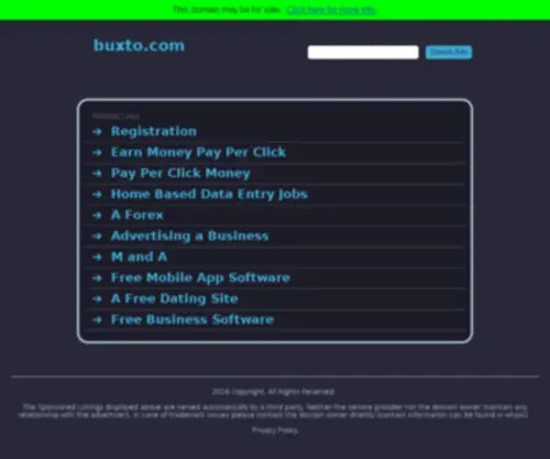 Buxto.com(Buxto) Screenshot
