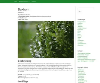 Buxus.nu(Buxbom) Screenshot