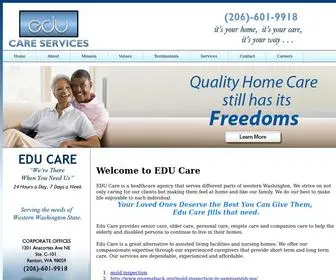 Buy-Adipex-ON-Line.com(EDU CARE of Washington State specializes in Home Health Care for the elderly and handicapped) Screenshot