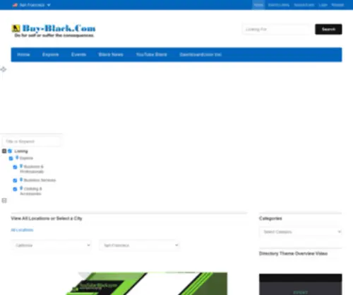 Buy-Black.com(Buy Black) Screenshot