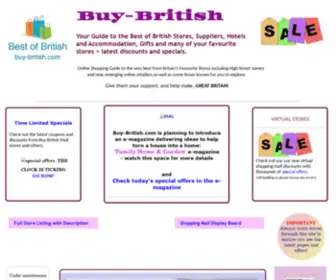 Buy-British.com(The Best of Britain On) Screenshot